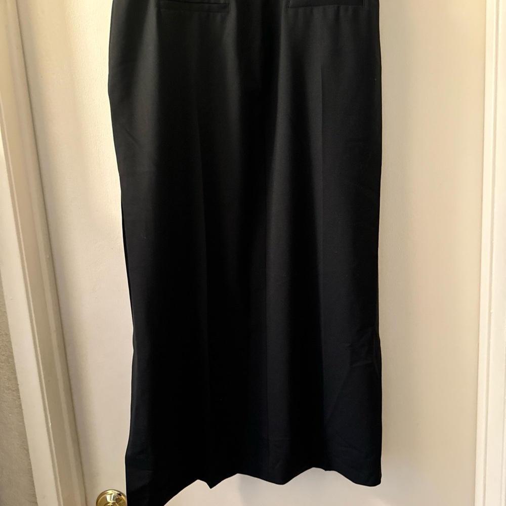 EILEEN FISHER 100% IRISH LINEN Double Layer Lagenlook Dress M black sleeveless - Picture 3 of 7